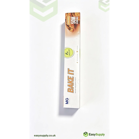 45 cm x 50 mt Baking Parchment Paper Roll 6 Rolls