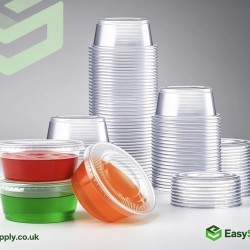 4 Oz Sauce Cups with Separate Lids HD 800pcs