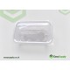 1000 cc Clear Hinged Plastic Containers HD