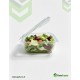 1250 cc Clear Hinged Plastic Containers HD