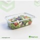 1500 cc Clear Hinged Plastic Containers HD