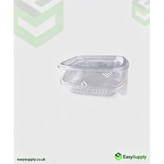 150 cc Clear Hinged Plastic Containers HD