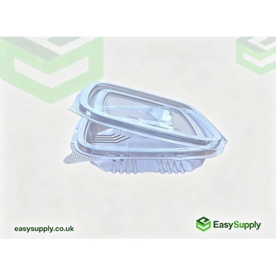 150 cc Clear Hinged Plastic Containers HD