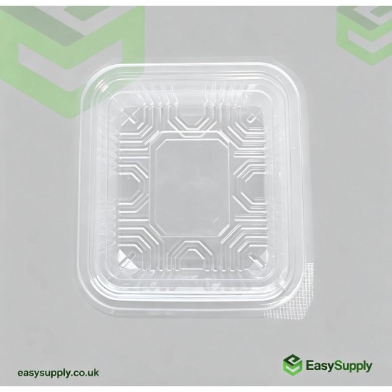 250 cc Clear Hinged Plastic Containers HD