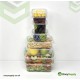 500 cc Clear Hinged Plastic Containers HD