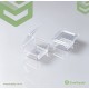 500 cc Clear Hinged Plastic Containers HD